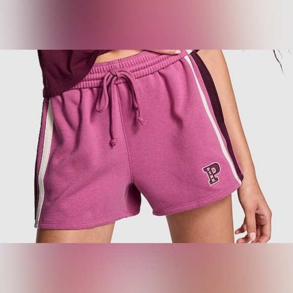 PINK Victoria's Secret fleece Shorts. Brand New💎 In Violet. - Picture 4 of 6